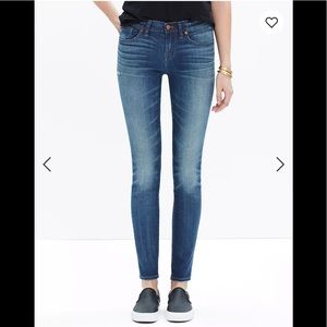 * SOLD Madewell Skinny Skinny Jeans in Edmonton Wash